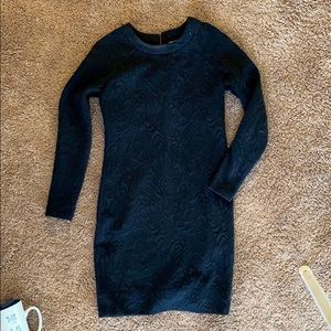 Warm sheath dress long sleeve